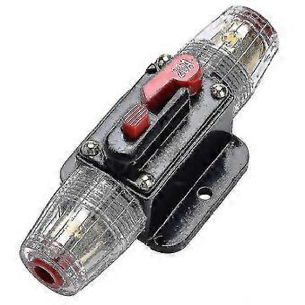 Automatisk afbryder nulstillingssikring inverter sikringsholder inline sikringsblok 20-100 Amp-150a-