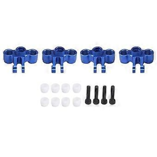 4st Metall Främre och Bakre Axelbärare Knogarm 7034 för 1/16 Slash E- Summit RC Bil Uppgraderingsdelar, 1