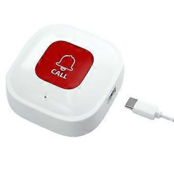 Tuya WiFi Älykäs SOS-hätäpainike Langaton hoitajan hakulaite Puhelinhälytyslähetin Hätäpainike vanhuksille