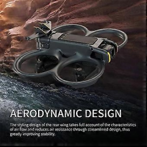 Drone Flygande Stjärt för Avata 2 Drönartillbehör Snabbkoppling Stjärt Minska Luftflödesmotståndet
