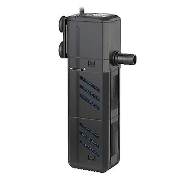 Internt Akvariefilter, 15w 4 I 1 Akvariefilterpumpe Senkbar Akvarievannpumpe Luftpumpe For 30-300l Tank (1500l/t)