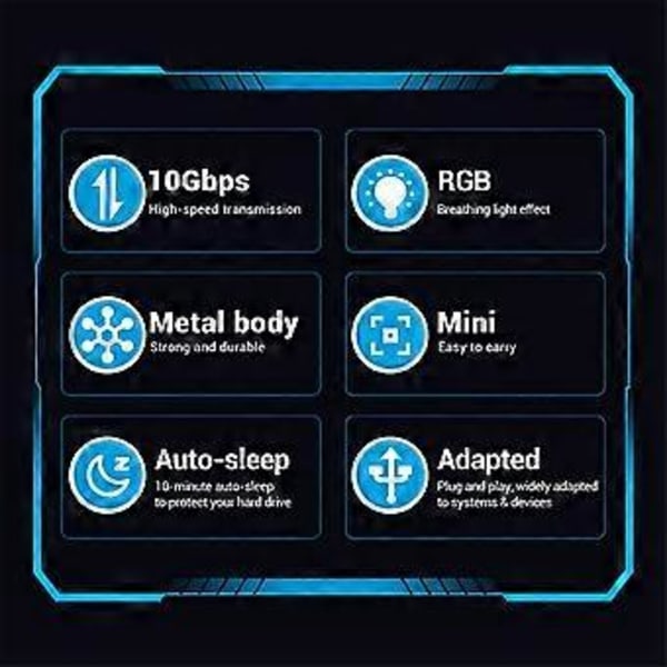 Dual Protocol M2 SSD Kabinet NVMe USB 3.1 Type C Gen2 10Gbps Kabinet Aluminium Legering M.2 NVMe Harddisk Boks 2230 2242