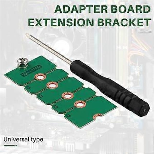 Harddisk Adapterplade M.2 NGFF SSD Udvidelsesrack M.2 NVME Udvidelsesplade 2230 til 2242 Beslag 2230 til 2280 Adapter