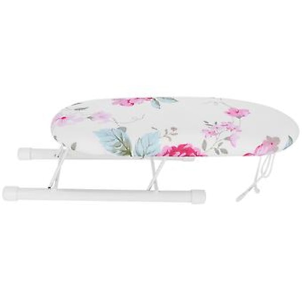Mini Strykbräda Vikbar Ärm Manschetter Kragar Strykbord för Hemmabruk Resor Flora Bloom