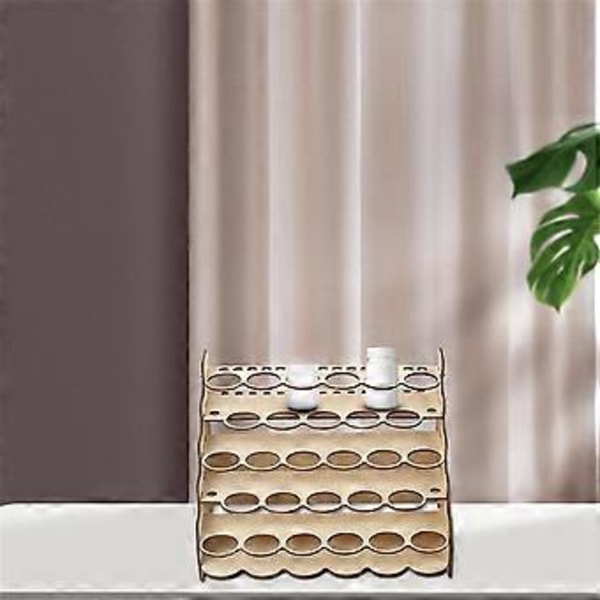 Model Maling Organizer Simpel Multi-Lag Delikat Praktisk Malingholder DIY Pigmenthylde med Flere Slots B