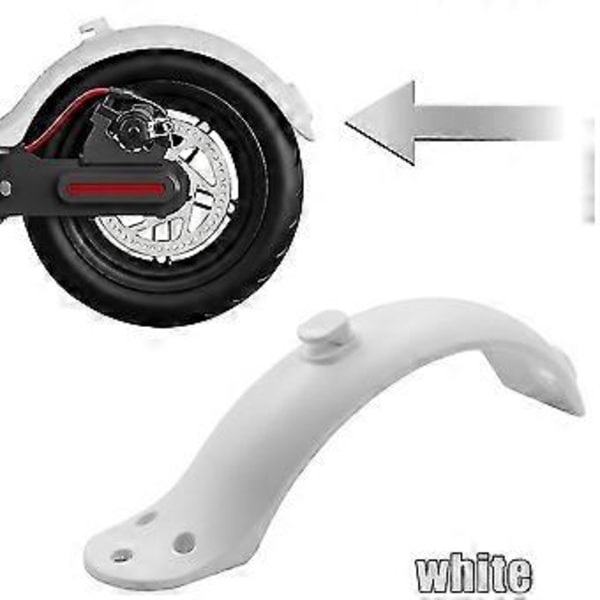 Elektrisk Scooter Bakskärm Utbytesdelar (1 st, Vit)
