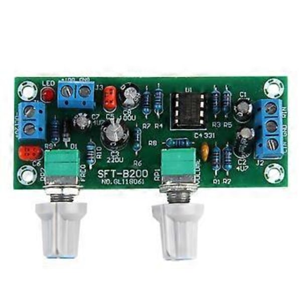 22Hz-300Hz Filterplade Subwoofer Forstærker Preamp Board 2.1 3-Kanal til DC 10