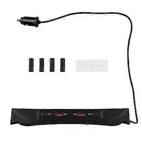 Auton USB Type-C -jakaja-adapteri Pikalaturi Shunt HUB -telakointiasema JETOUR Traveler T2 2023 -malliin