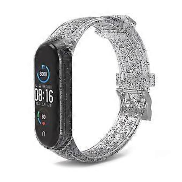 Silikon Armbåndsrem Erstatning Klokkebånd for Smart Band for Mi Band 3 4 5 6