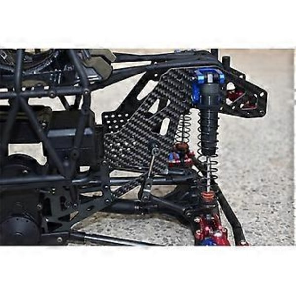 Karbonfiber Front Bakre Universell Beskyttelsesplate for 4WD Solid Aksel 1/8 RC Bil Oppgraderingsdeler