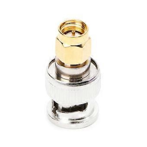 SMA-BNC-JJ RF Koaksial Koaks Adapter SMA Hann til BNC Hann Plugg Rett