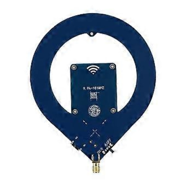 10KHz-180MHz Mini Aktiv Antenne LW/MW/SW/FM Luftfart Bærbar Høy Gain Loop Antenne Kompatibel SMA-K/SMA-J Kontakt