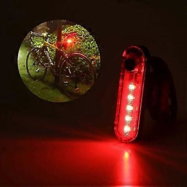 Sykkel Baklys - 2 Stykker Sykkel Baklys, USB Oppladbar Cob Led Vanntett Baklykt, 4 Lysmoduser For Å Sikre Sikkerhet Og Synlighet