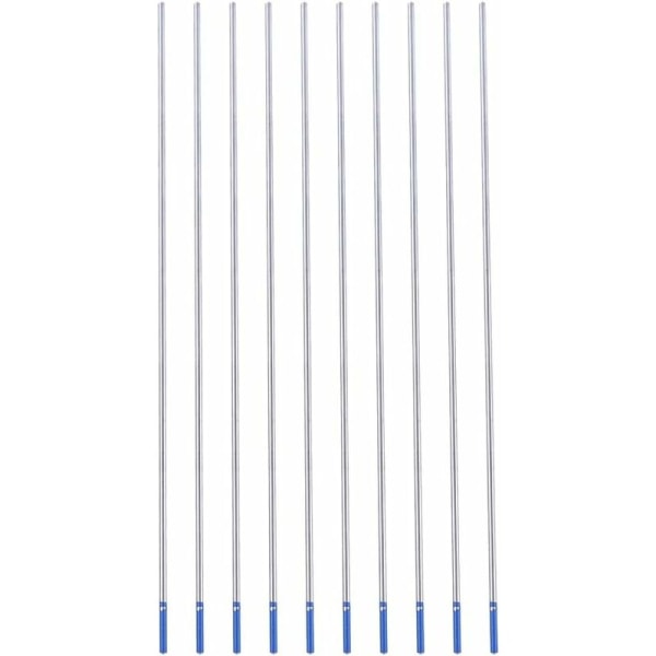 Tig Wolfram Elektroder, 10 stk. Lanthanerede Elektroder 1,0/1,6/2,4 mm Svejsetip Lanthaneret Wolfram Elektrode Med Æske Til DC Drift (1,6X150 mm)