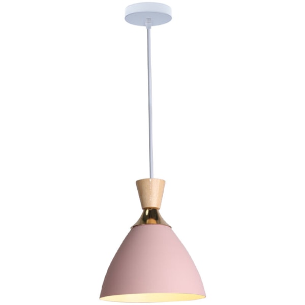 Moderne pendellampe innendørs lysekrone justerbar hengende taklampe rosa