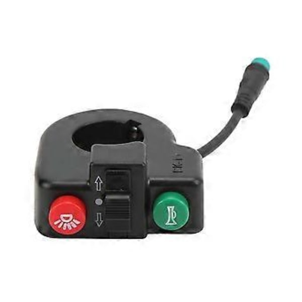 Qs-s4 48v-60v Tommelgass LCD Display Meter 6pin+bryter Knappesett For Zero 8 9 10 8x 10x Electr