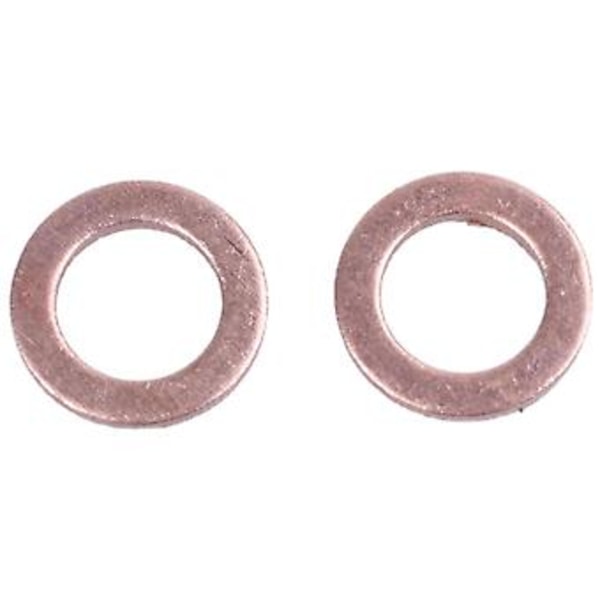 50 stk. kobber knuse skive flad tætningsring fitting 6mm X 10mm X 1mm