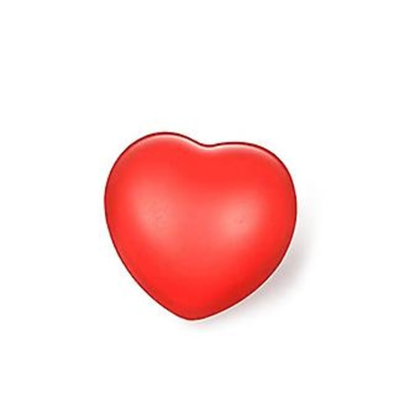 6 stk. 3,8 cm Stressballer i skum for belønning - Valentinsdag