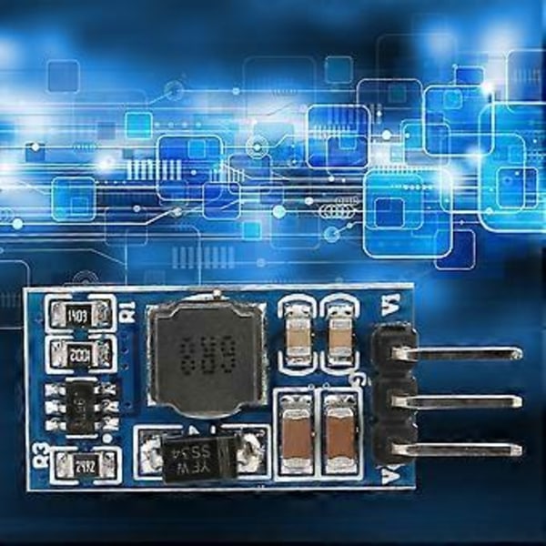 2kpl DC DC Step Up ModuleBoost -muunnin LED-moottorille 7W 2.6-5.5 - 5v 6v 9v 12V ND0412SA (nastalla 9V)