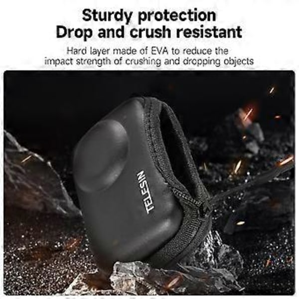 Mini Beskyttelsesveske for Dji Osmo Action 3 Bæreveske Vanntett Oppbevaringsboks for Dji Action 3 Tilbehør