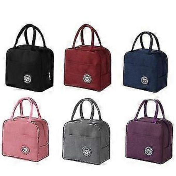Isoleringsveske, Isoleringsveske, Vanntett, Bærbar, Glidelås, Varm Lunsjveske, Matboks, Tote Bag, Matpose