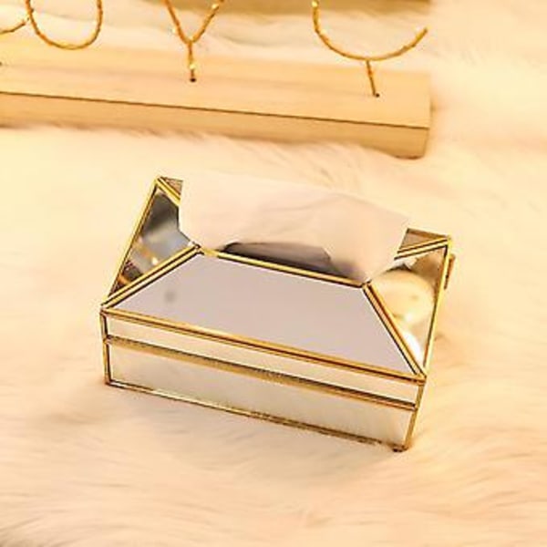 Praktisk Glas Tissue Box Håndklæde H Ing Bord