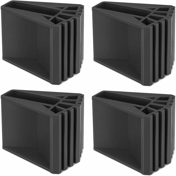 4 st stegfotsskydd stegfot PVC stege halkfri gummikuddar universella stegersättningsfötter halkfri gummi för stege