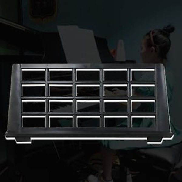 Bærbart Piano Keyboard Stativ Notestativ Lesestativ Keyboard Bordplate