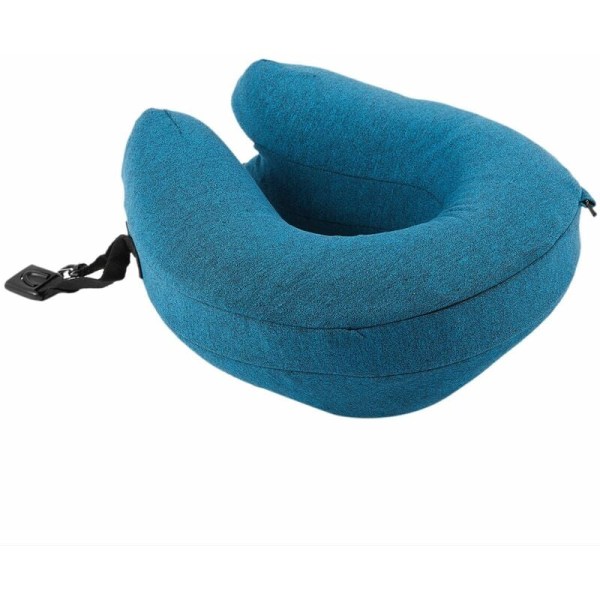U-formet Memory Foam Rejsepude til Hoved, Nakke og Hage