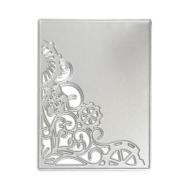 Hörn Metall Skärmaskin Stencil Diy Scrapbooking Album Stämpel Papper Kort