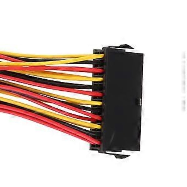 ATX PSU 24-nastainen virtajohdon jatkokaapeli 30 cm emolevylle, 24-nastainen uros - naaras