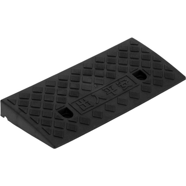 Driveway Ramp, Flexible 5cm Thickness Sturdy and Lightweight Portable Threshold Ramp for Loading Docks for Home Entrances(black)