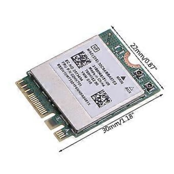 Dual Band 2.4G/5.8g WiFi Kort Trådløs AC RTL8822CE 802.11ac Netværkskort Bluetooth5.0-kompatibel E460 E465 E470 E475