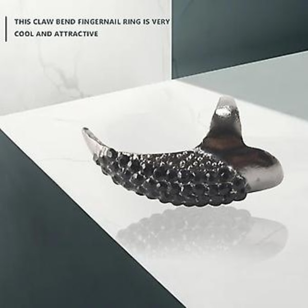 10 st/set DIY Smycken Punk Pavé Tå Böj Fingertoppsring Set