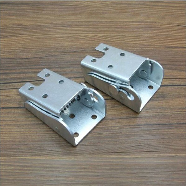 Folding Table Hinges - Self Locking Hinge Leg Accessories - Folding Table Extensions (4 Silver)