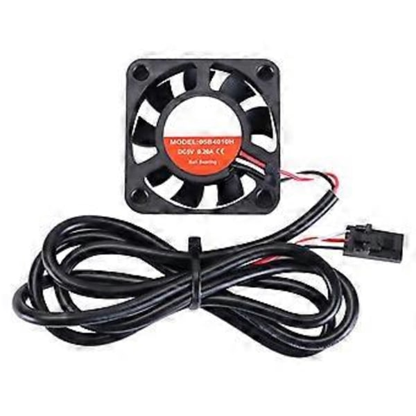 MK3S+ Kylfläkt 4010 40x40x10mm DC5V 0.2A Hotend Kylfläkt Kylare Radiator Turbo Liten Fläkt 3D-skrivardel