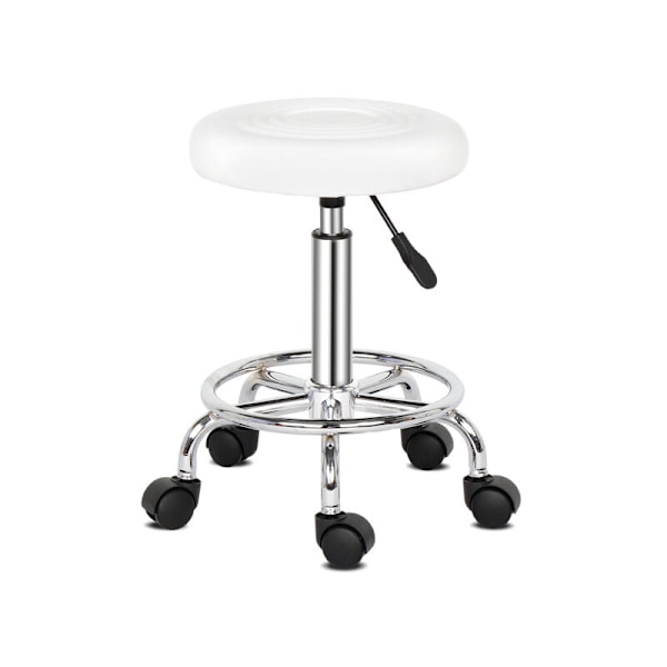 Professionell rullande kontorsstol 360° rotation hjulstol massagesalong kök kontor justerbar höjd för klinik pub sömnad målare Dre