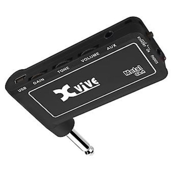 1 stk Gitarplugg Mini Bærbar Oppladbar Elektrisk Hodetelefonforsterker Akustisk/ Ro