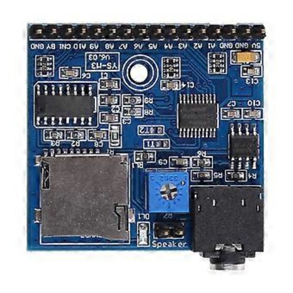 for DC 5V MP3 Stemmeavspiller Modul SD/TF Stemmesending Trigger Avspiller + 2 Porter