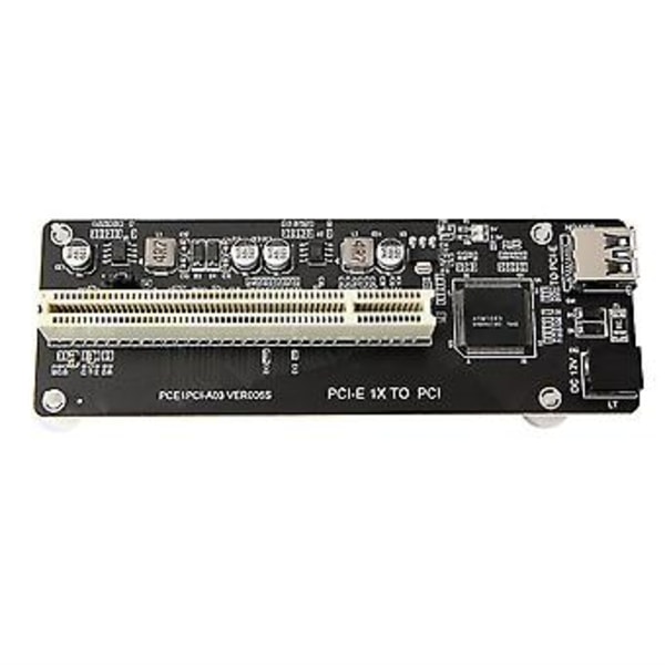 PCIe PCI-e PCI X1 til PCI Riser Bus Kompatibel Stasjonær PC