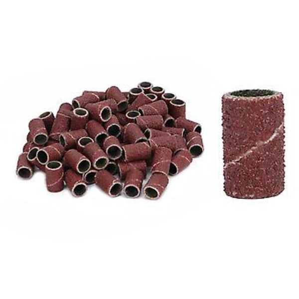 100 st Nagel Slipband Pedikyr Manikyr Polering Ta Bort Död Hud Nagelborrband 80#