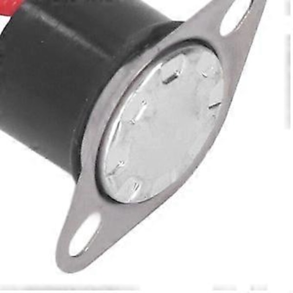 2 st Termostatbrytare Vattentät Bimetallisk Sensor Snabb Respons Termostat Temperaturbrytare 10A 250V
