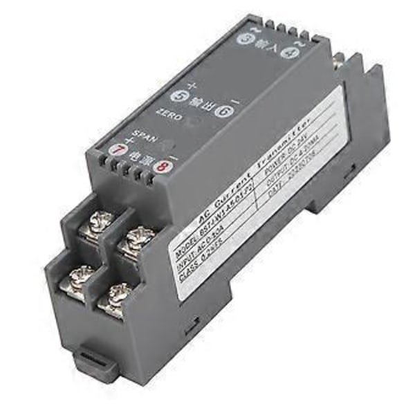 AC Strømtransmitter 1 inn 1 ut Signal Isolasjon Konvertering Strømfordeling Kontrollapparater DC24V 420mA