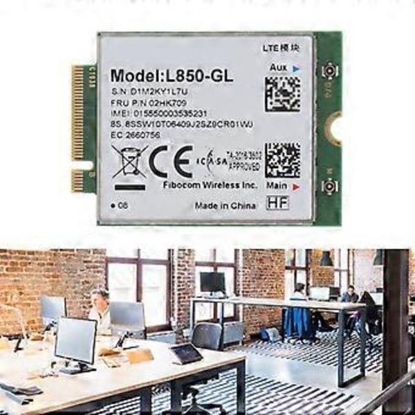 Fibocom L850-GL M.2 -kortti 01AX792 4GLTE langaton moduuli Lenovo Thinkpad X1 Carbon 7th 8th 2019 2020 02HK709 -malleille