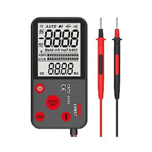 Adms7 Volta Er 3.5-tums LCD Digital Mätare 3-radig Display TRMS 6000 Räknare Med Ana