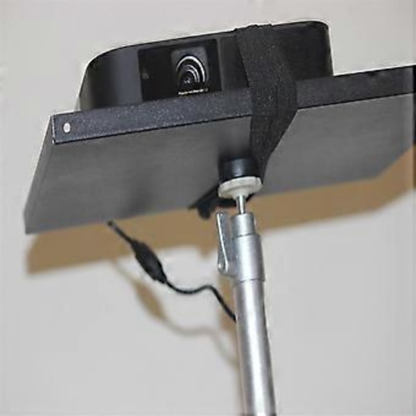 Projektorbord Stativ Fäste Golv-Till-Tak Bord för Stativ Dator Golvstående Fäste Pan-Tilt 39cmx29cm
