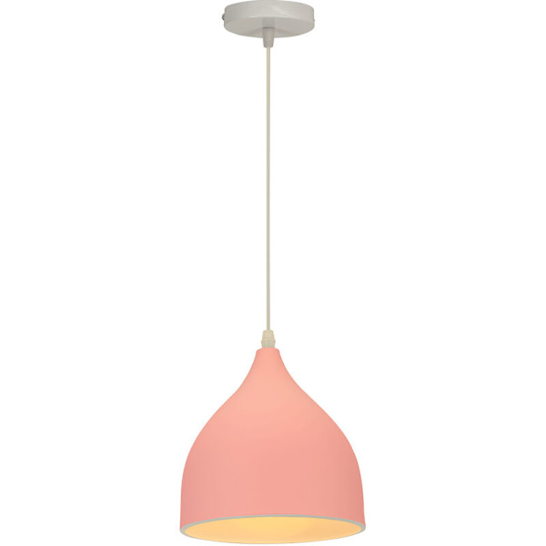 Moderne Hængende Loftlampe Indendørs Metal Pendel Justerbar Lysekrone til Køkken Loft Restaurant Pink