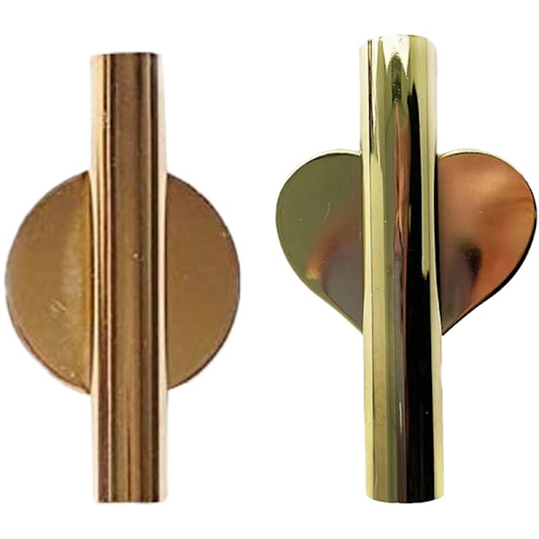2-pack väggmonterade blomvaser i metall, moderna torkade blomhållare, väggdekoration för veranda, hemmakontor (exklusive självhäftande material) S