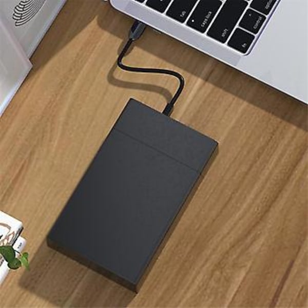 USB 3.0 Mobil Hårddiskbox 3.5 Tum SATA Seriell Port USB3.0 Hårddiskbox Dator Notebook Portabel Hårddisk EU-kontakt