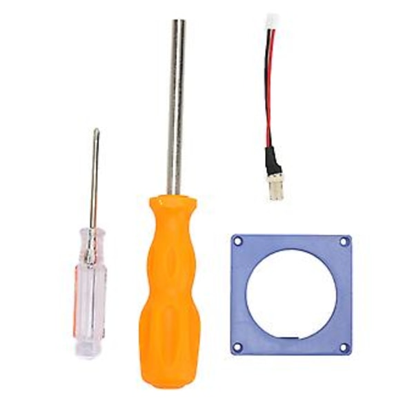 Fläkt 3D-Print Monteringskit Mini Kylfläkt 3D-Printad Ram Monteringskit Ersättningsdelar för NGC Gamecube Lila